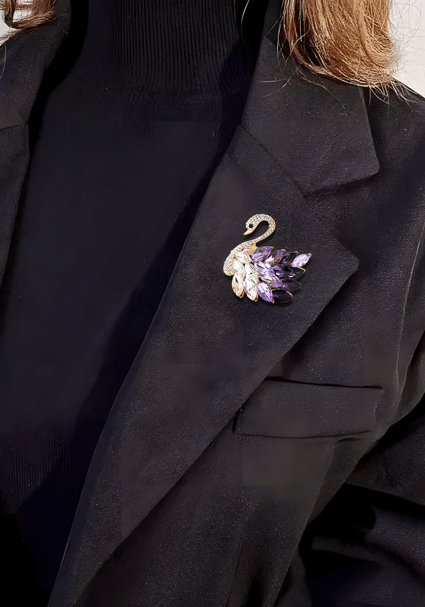 Graceful Swan Pendant