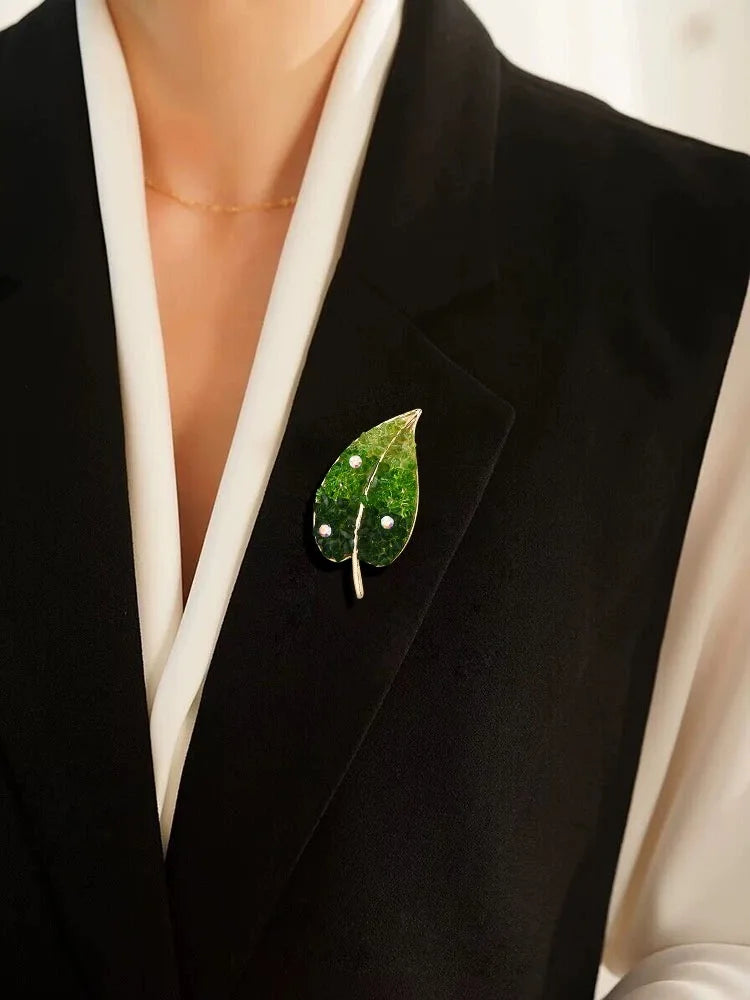 Fallen Leaf Brooch