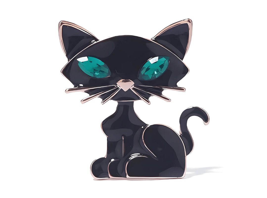 Whimsical Kitten Cameo